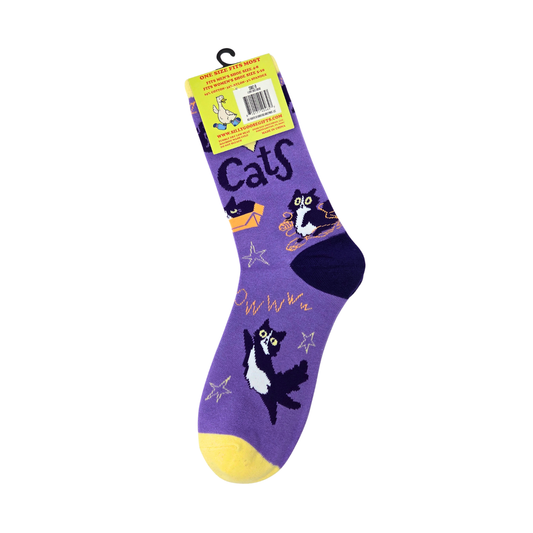 I Love Cats Socks - Silly Sockery