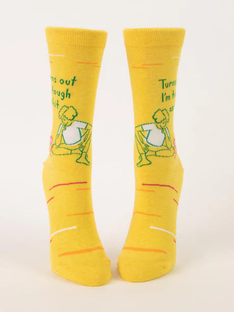 Turns Out I'm Tough As Shit - Women's Crew Socks