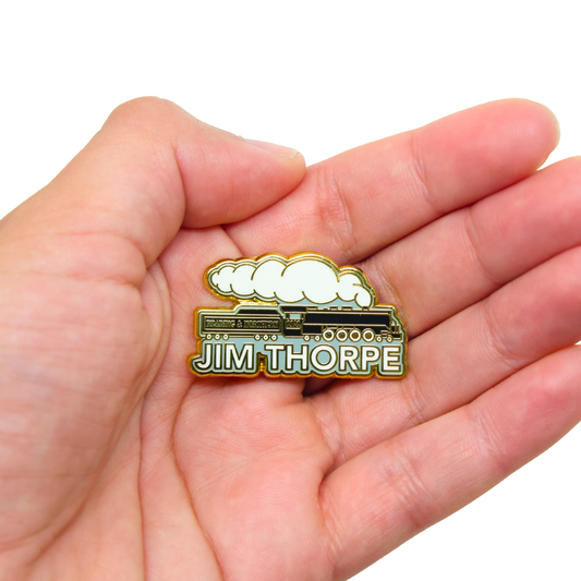 Jim Thorpe Train | Funny Enamel Pin