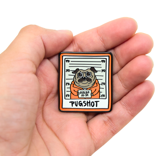 Pugshot | Funny Enamel Pin