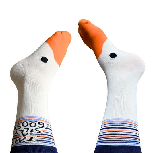 I Am A Silly Goose | Women's Funny Cotton Crew Socks