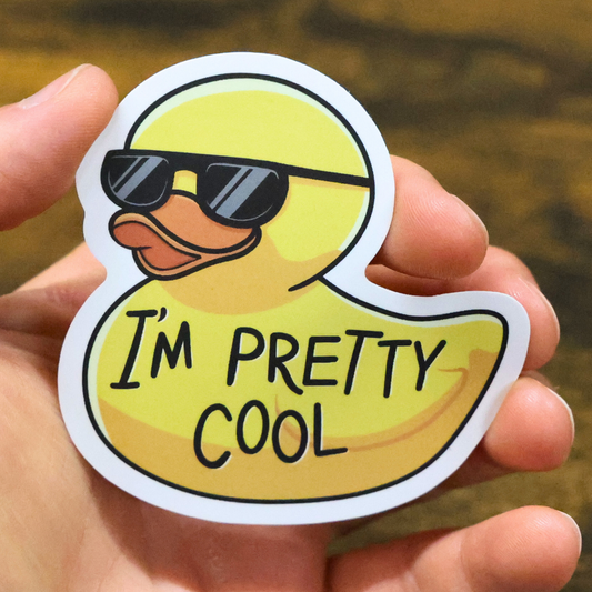 I'm Pretty Cool Funny Vinyl Sticker