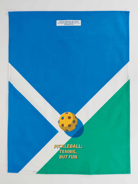 PickleBall: Tennis, But Fun - Printed Dish Towel