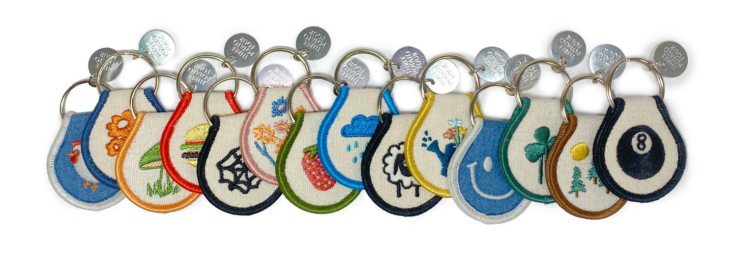Patch Keychain - Chicken