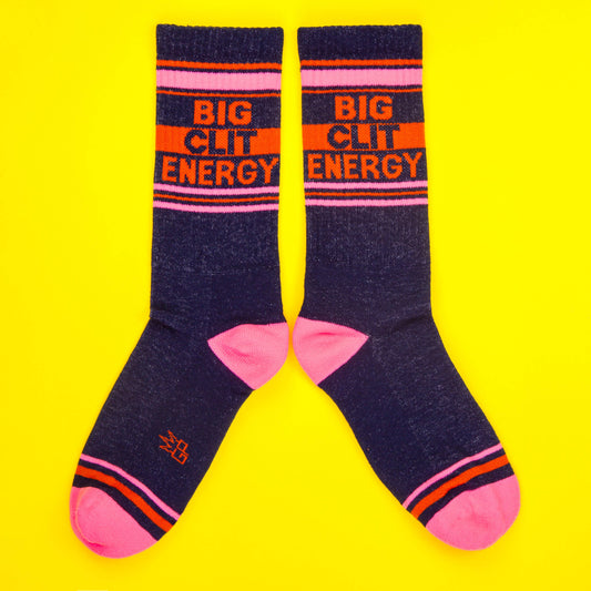 Big Clit Energy Gym Crew Socks