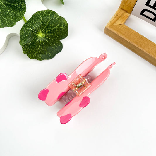 Lovely Cartoon Animal Acetate piglet Hair Claw Clip