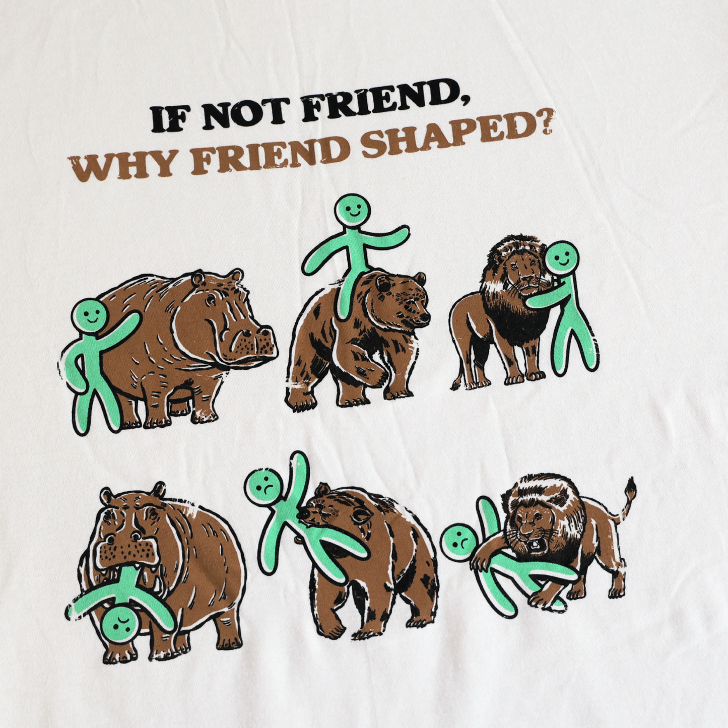 If Not Friend, Why Friend Shaped T-Shirt