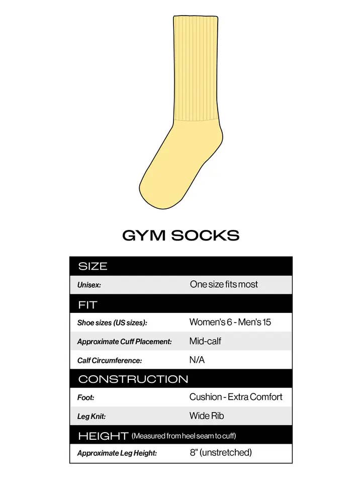 Teacher Of The Year Gym Crew Socks