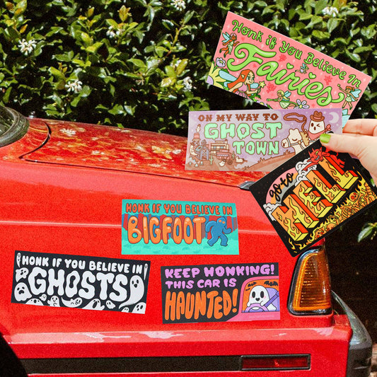 Honk If You’re a Silly Goose Car Decal Bumper Magnet