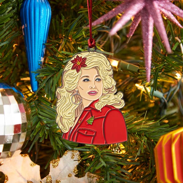 Dolly Enamel Holiday Ornament