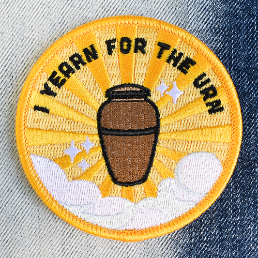 I Yearn for the Urn (Iron-On Patch)