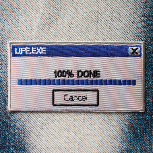 100% Done with Life (Iron-On Patch)