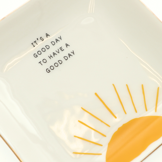 Square Trinket Tray It's A Good Day