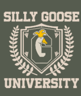 Silly Goose University Crew Neck- Green Sweatshirt