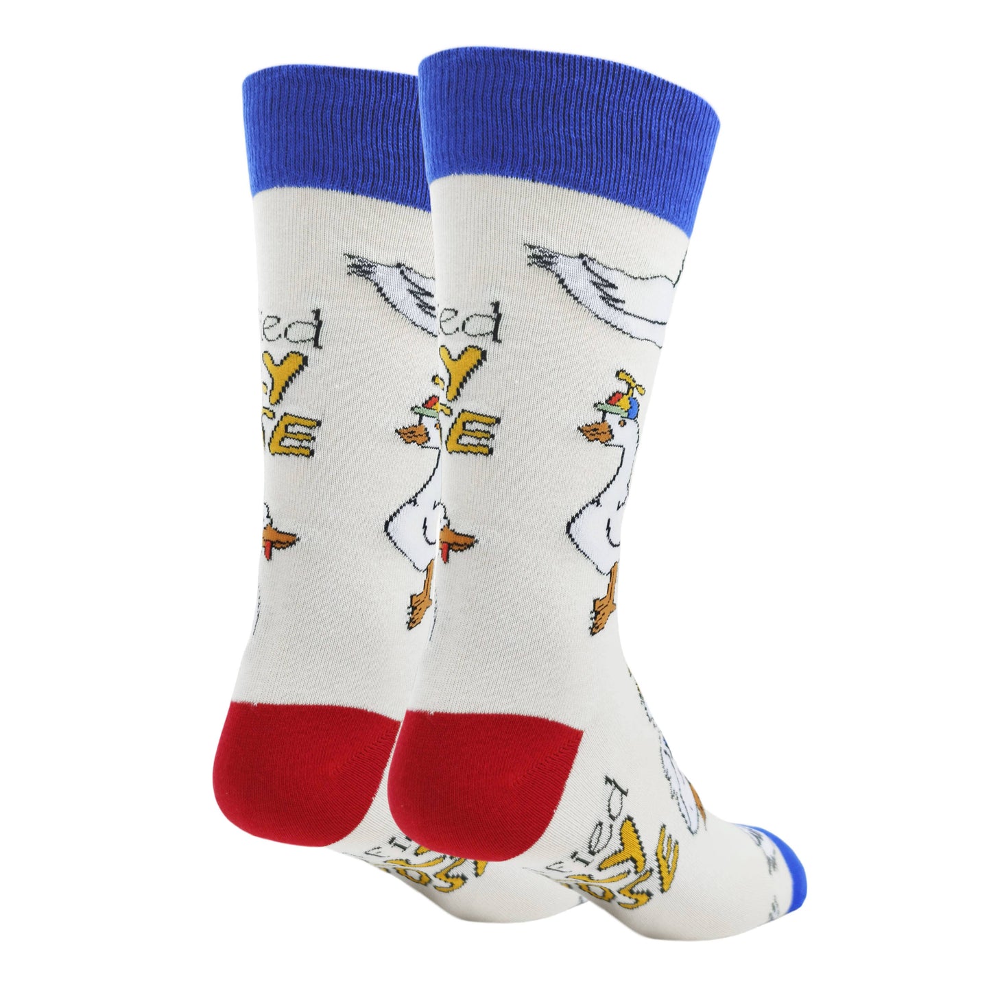 Silly Goose | Men's Funny Cotton Crew Socks