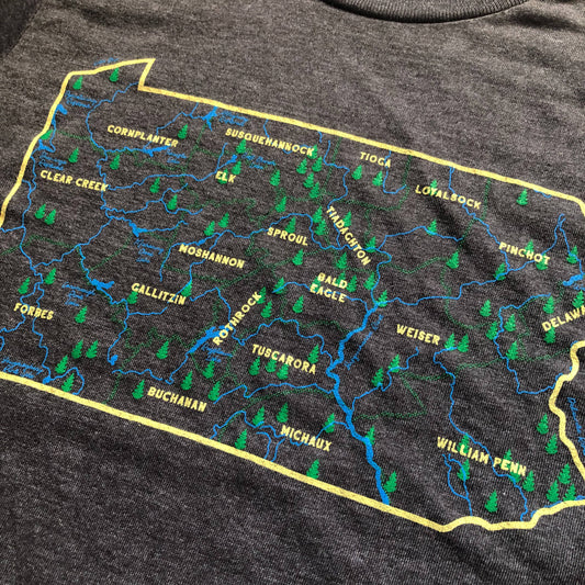 Pennsylvania Forest Regions T-shirt
