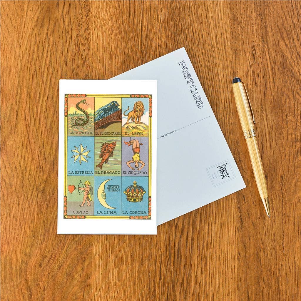 Postcard MX-434 Mexican Loteria Cards