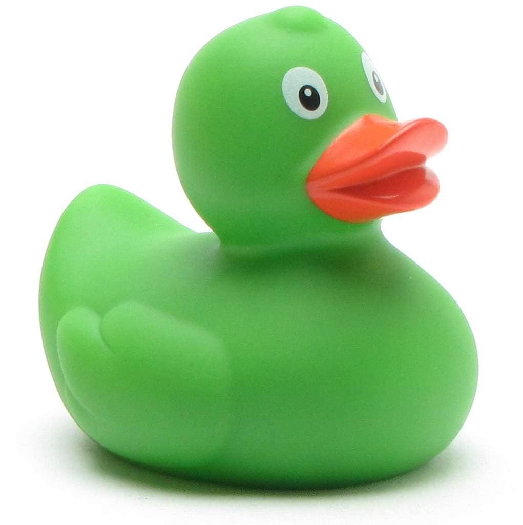 Green rubber duck - rubber duck