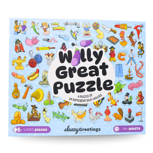 Willy Great Puzzle - Funny Penis 1000 Piece Jigsaw Puzzle