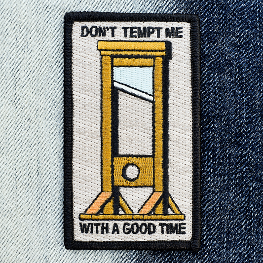 Don't Tempt Me (Iron-On Patch)