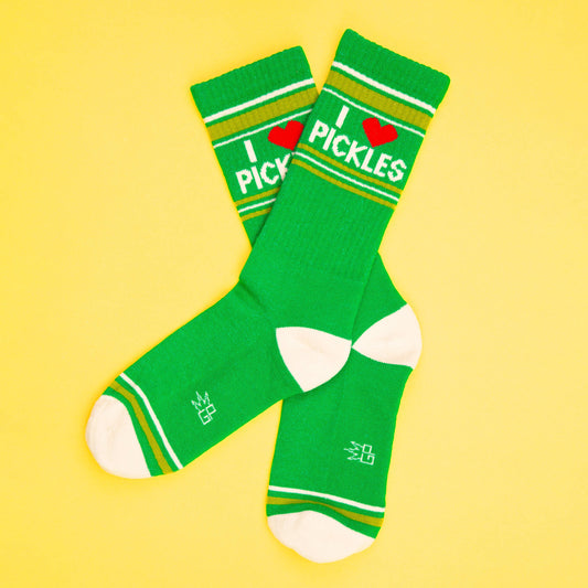I β€οΈ Pickles Gym Crew Socks