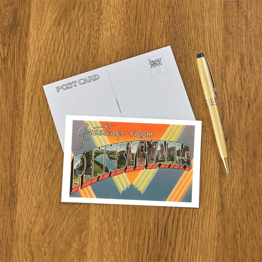 Postcard PA-396 Greetings from Pennsylvania