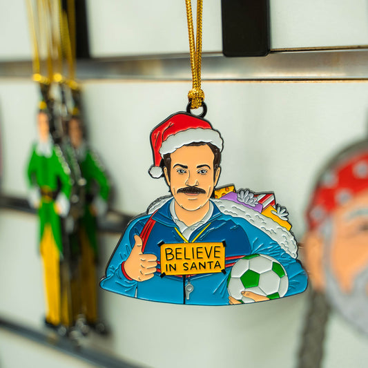 Ted Believe Enamel Holiday Ornament