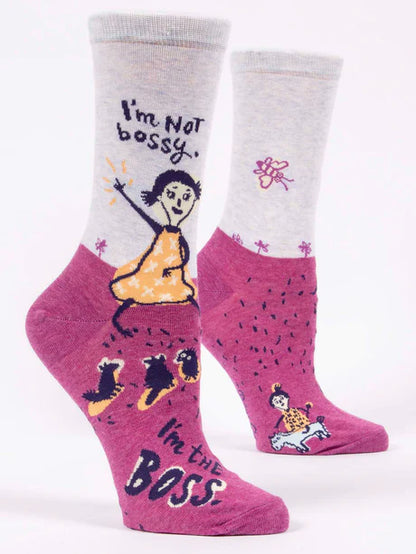 I'm Not Bossy, I'm The Boss - Women's Crew Socks