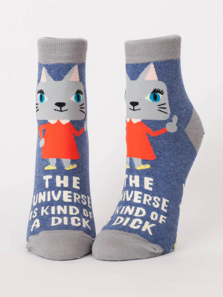 The Universe Is Kind Of A Dick - Women's Ankle Socks
