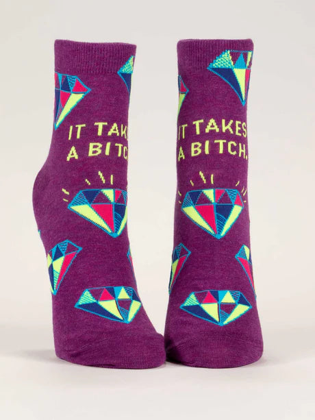 It Takes A Bitch - Women's Ankle Socks