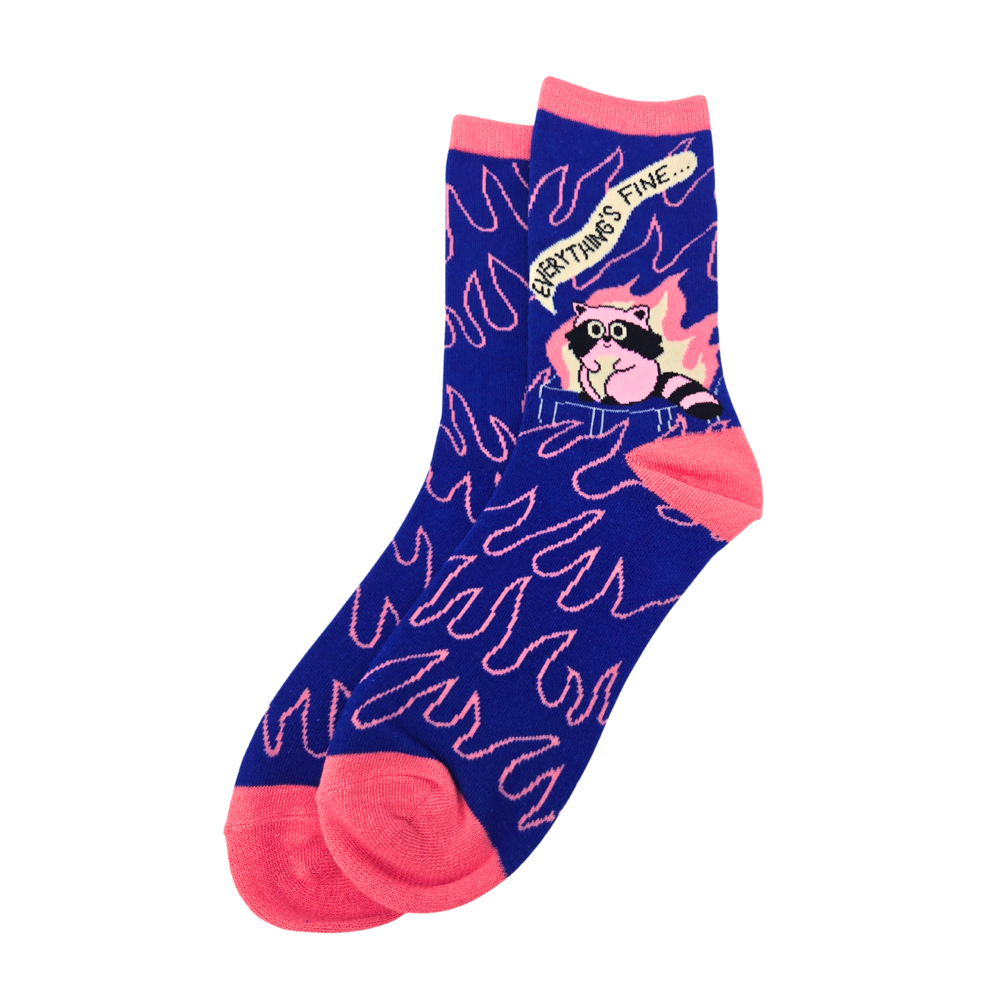 Everything's Fine Socks - Silly Sockery