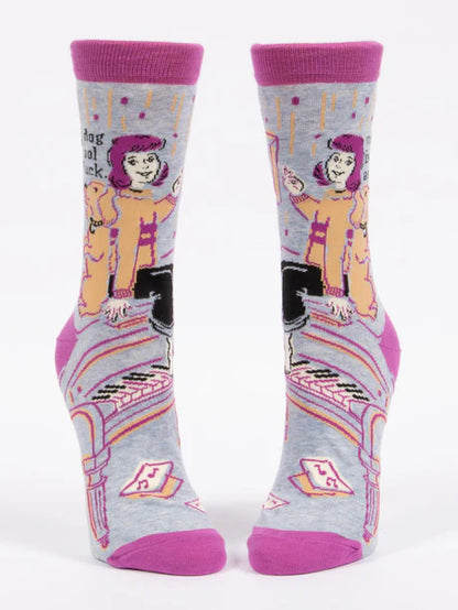 My Dog Is Cool As Fuck - Women's Crew Socks