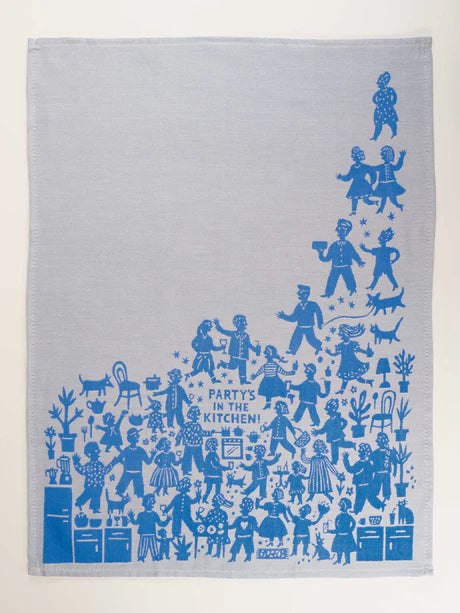Party's In The Kitchen - Woven Dish Towel