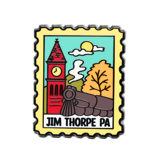 Jim Thorpe Stamp | Funny Enamel Pin