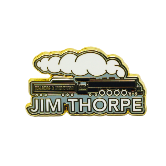 Jim Thorpe Train | Funny Enamel Pin