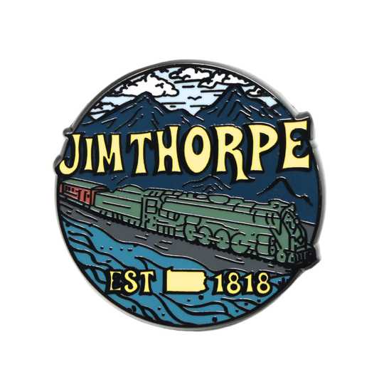 Jim Thorpe Est. 1818 | Funny Enamel Pin