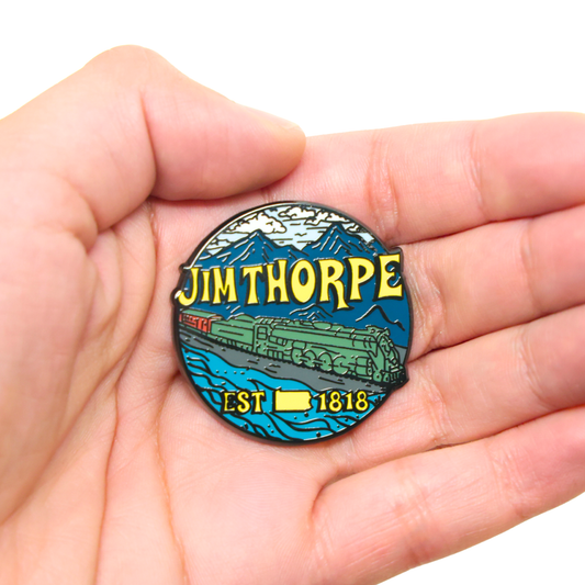 Jim Thorpe Est. 1818 | Funny Enamel Pin
