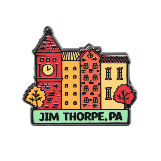Jim Thorpe Clock Tower | Funny Enamel Pin