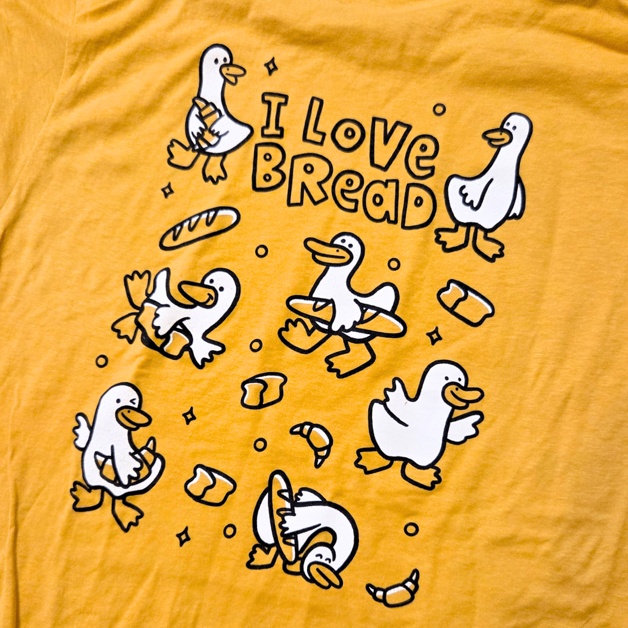I Love Bread Silly Goose T-Shirt - Funny Silly Goose Tee Shirt