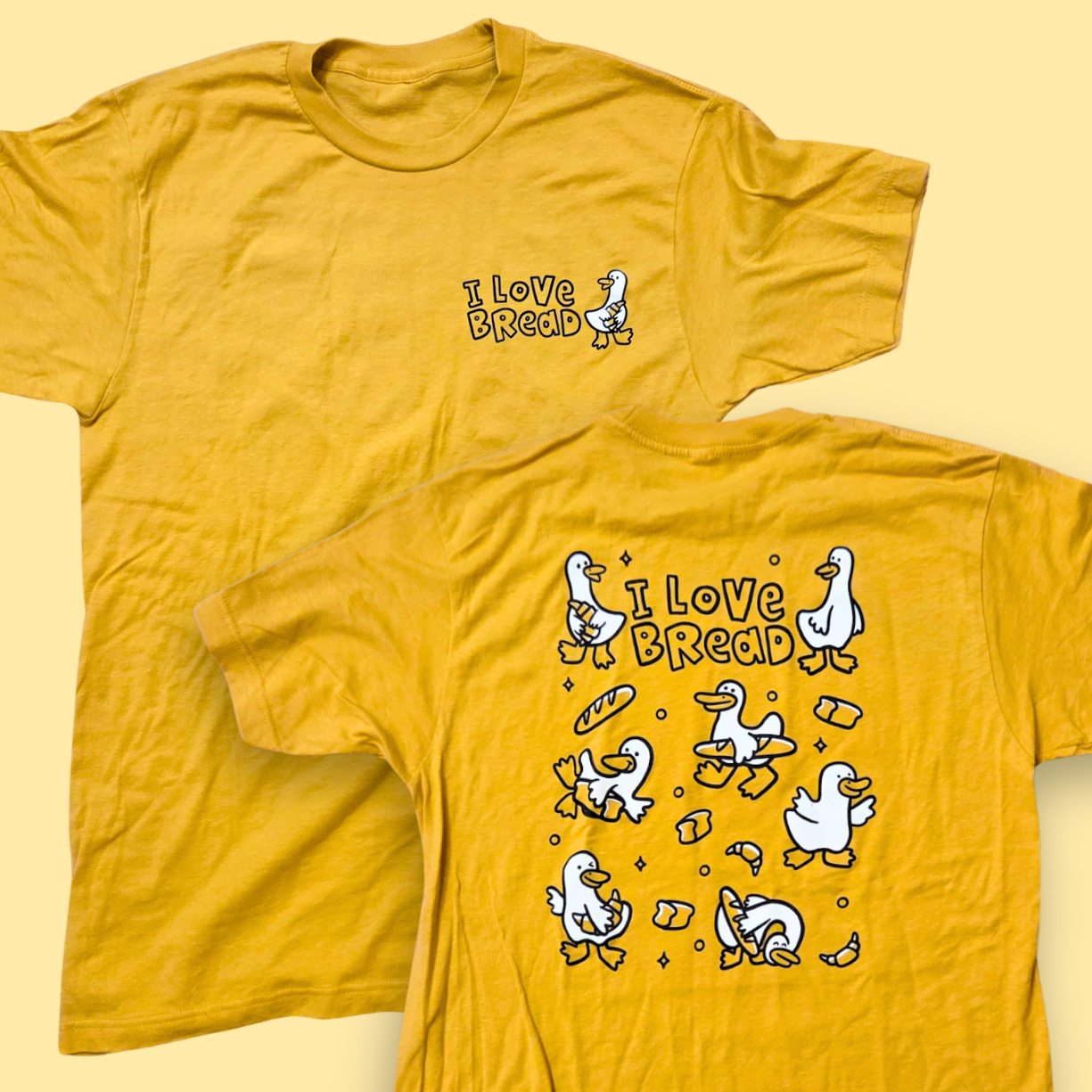 I Love Bread Silly Goose T-Shirt - Funny Silly Goose Tee Shirt