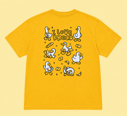 I Love Bread Silly Goose T-Shirt - Funny Silly Goose Tee Shirt