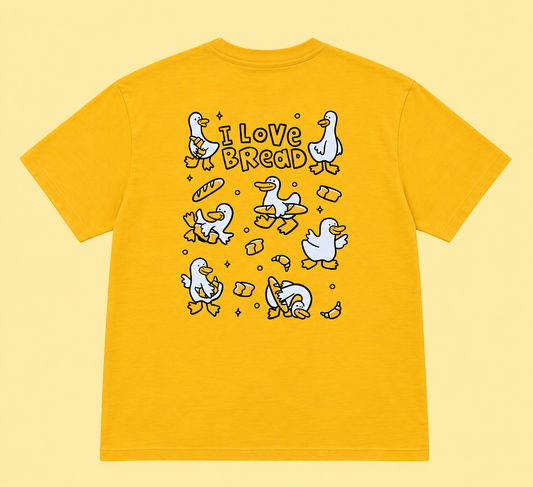 I Love Bread Silly Goose T-Shirt - Funny Silly Goose Tee Shirt