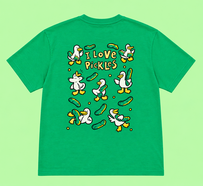I Love Pickles Silly Goose T-Shirt - Funny Silly Goose Tee Shirt