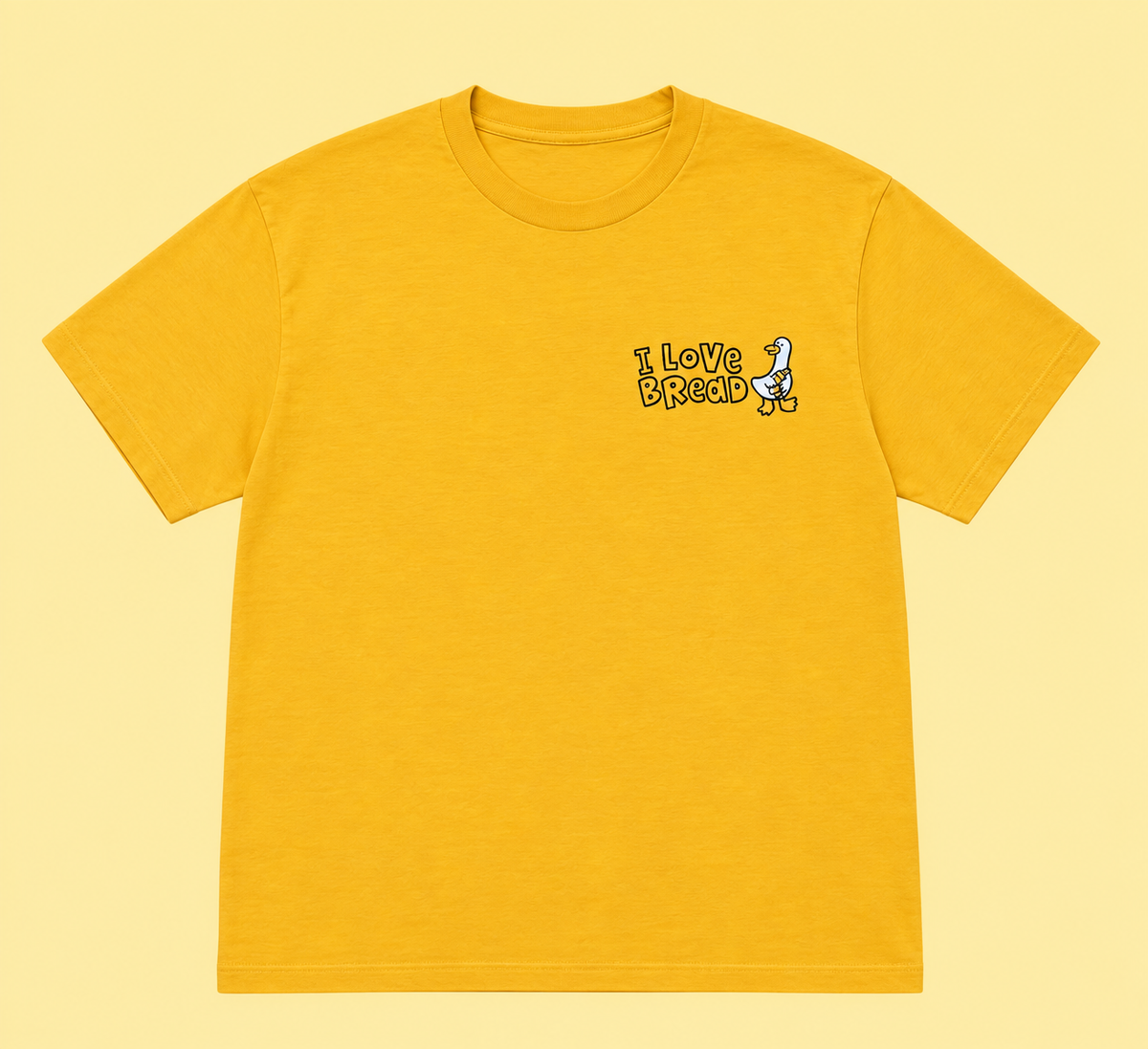 I Love Bread Silly Goose T-Shirt - Funny Silly Goose Tee Shirt