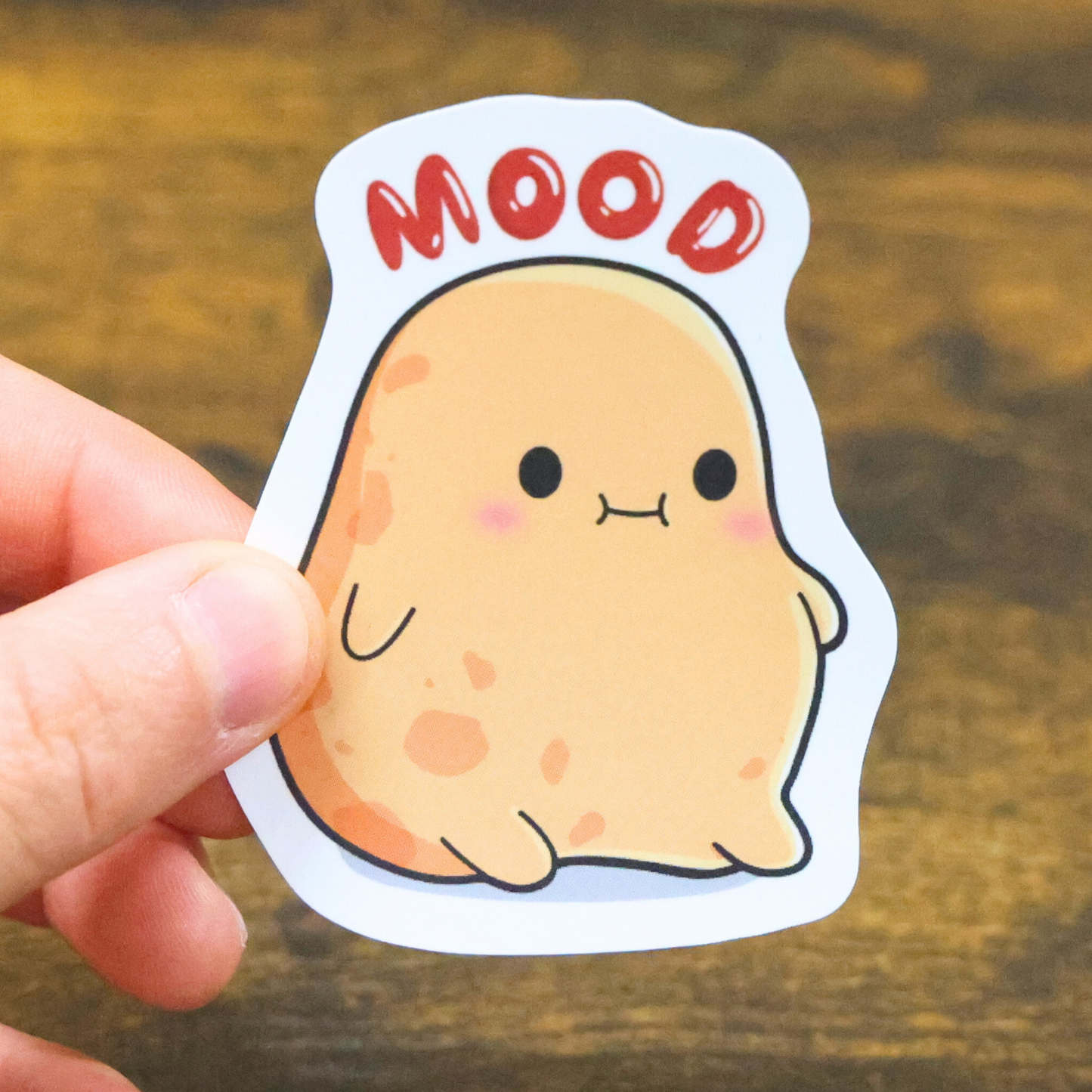 Mood Potato Funny Vinyl Sticker