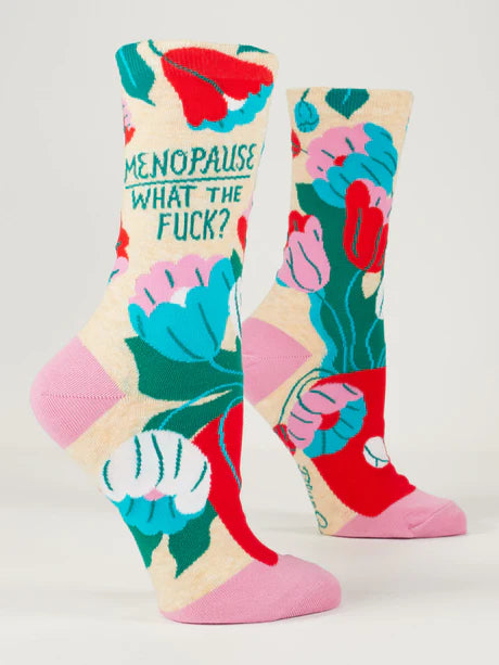 Menopause What The Fuck - Women's Crew Socks