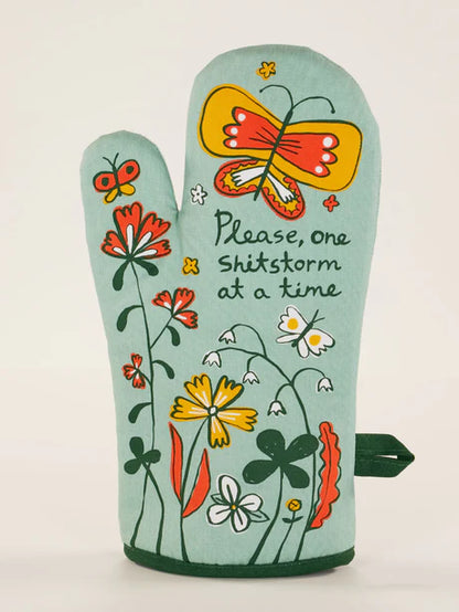 Please One Shitstorm At A Time - Oven Mitt