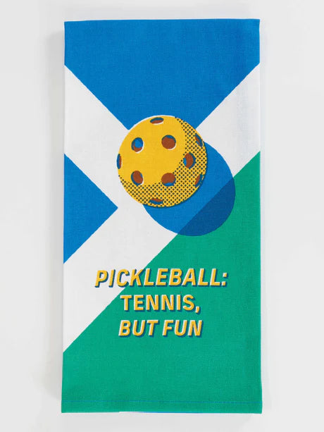 PickleBall: Tennis, But Fun - Printed Dish Towel