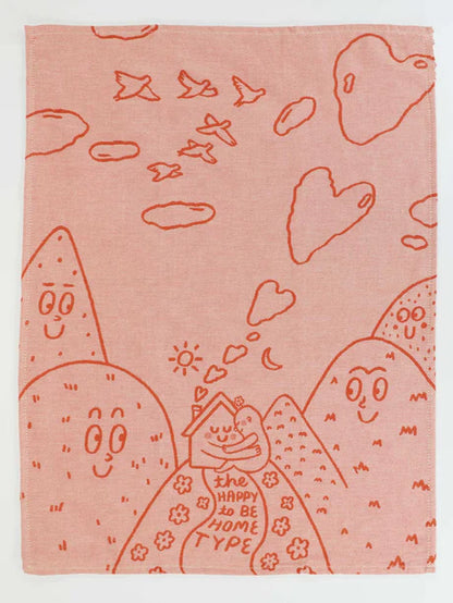 The Happy To Be Home Type - Woven Dish Towel