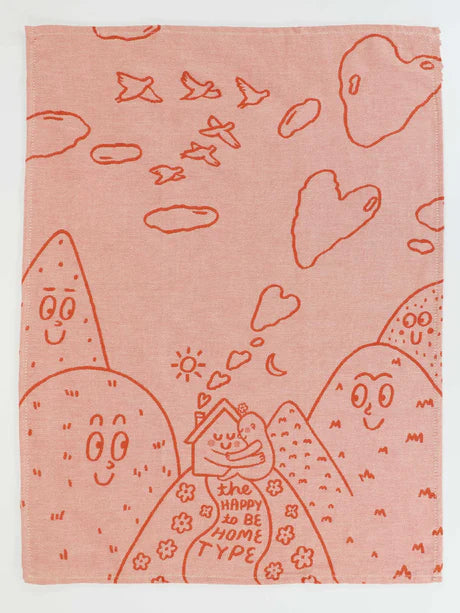 The Happy To Be Home Type - Woven Dish Towel